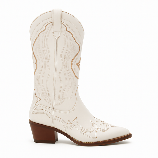 Botas Country Blancas