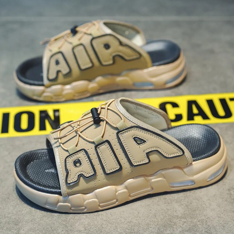 Chanclas Uptempo Beige