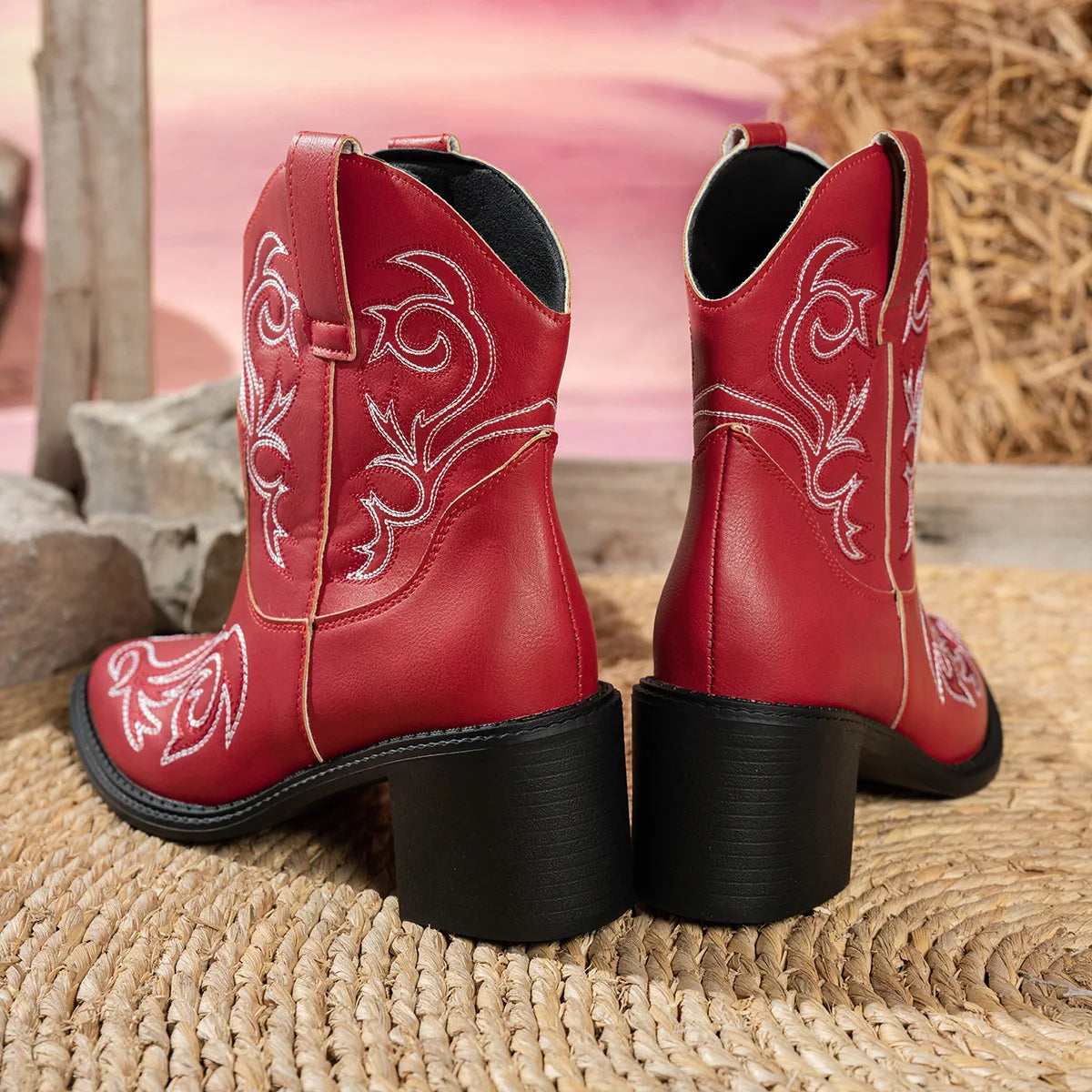 Botines Cowboy Mujer