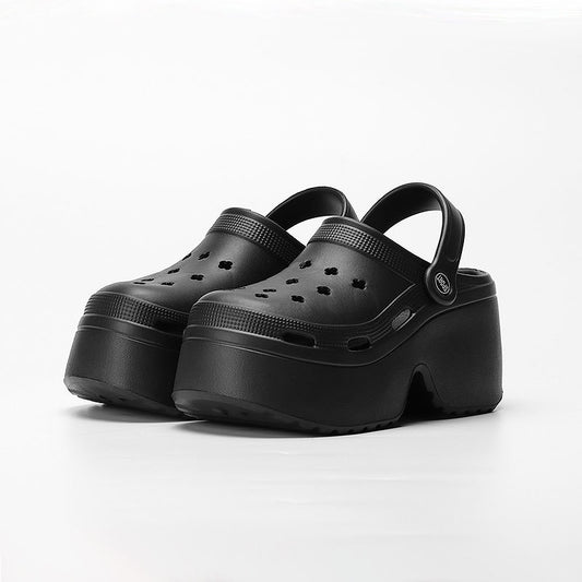 crocs plataforma mujer