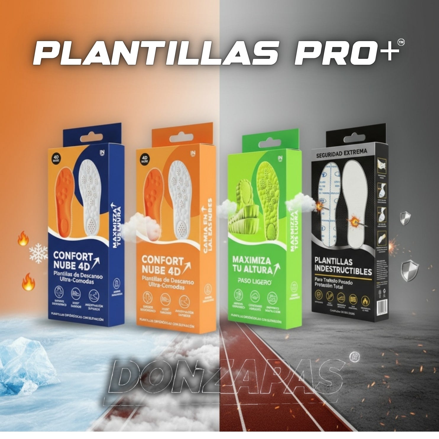Plantillas para Zapatos Pro+™