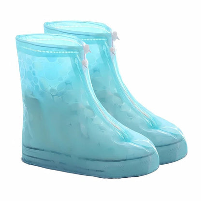 Cubrezapatos impermeables para niños lunares verde