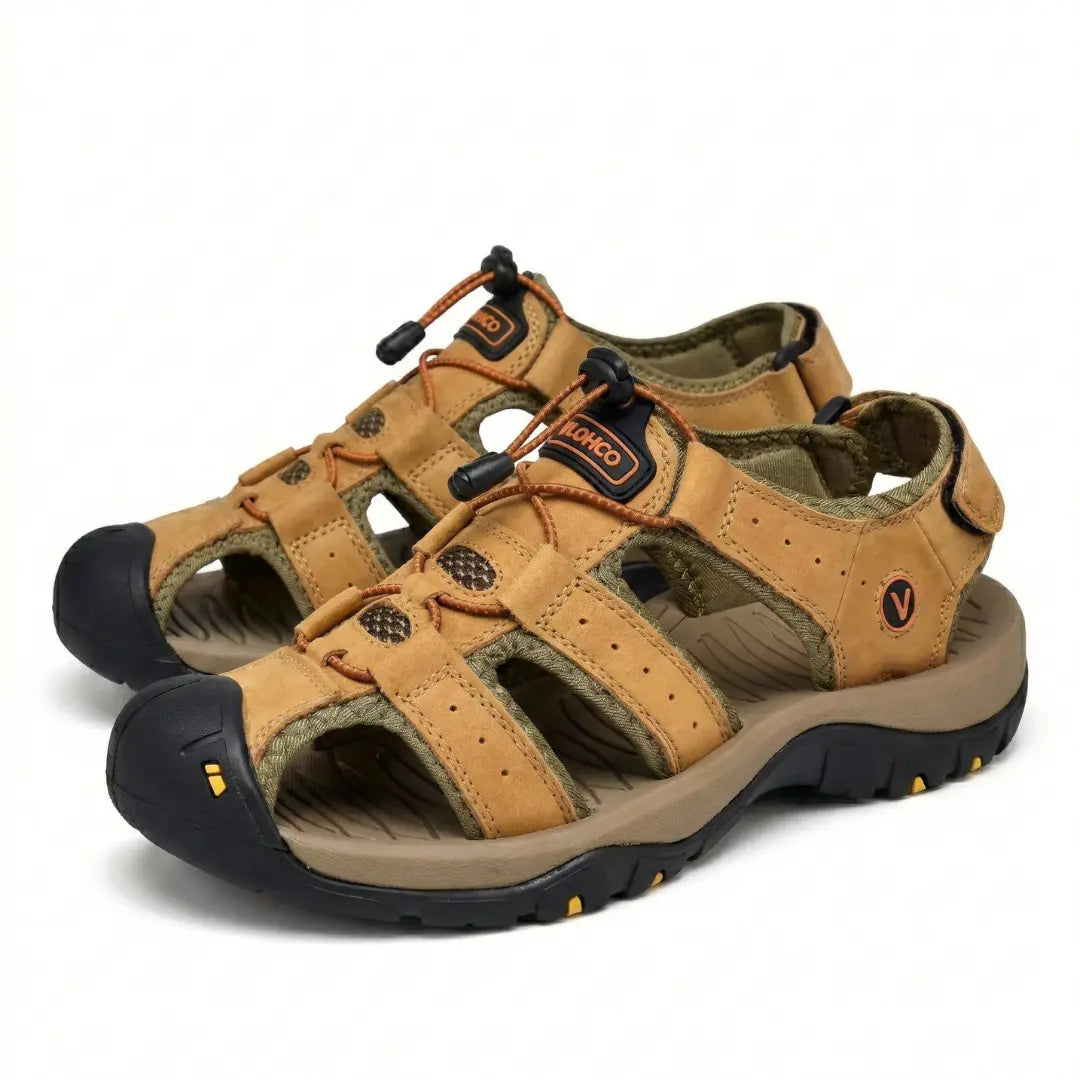 Sandalias Cuero Hombre | Estilo Romano Tallas Grandes 38-48
