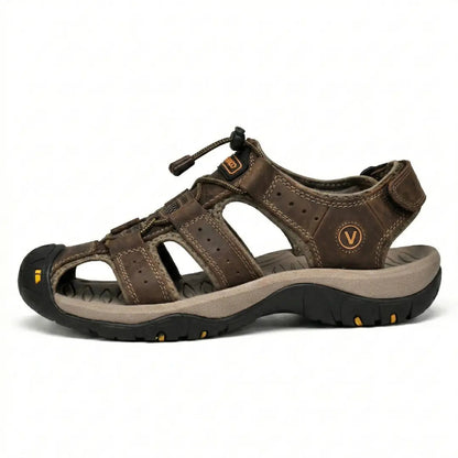 Sandalias Cuero Hombre | Estilo Romano Tallas Grandes 38-48