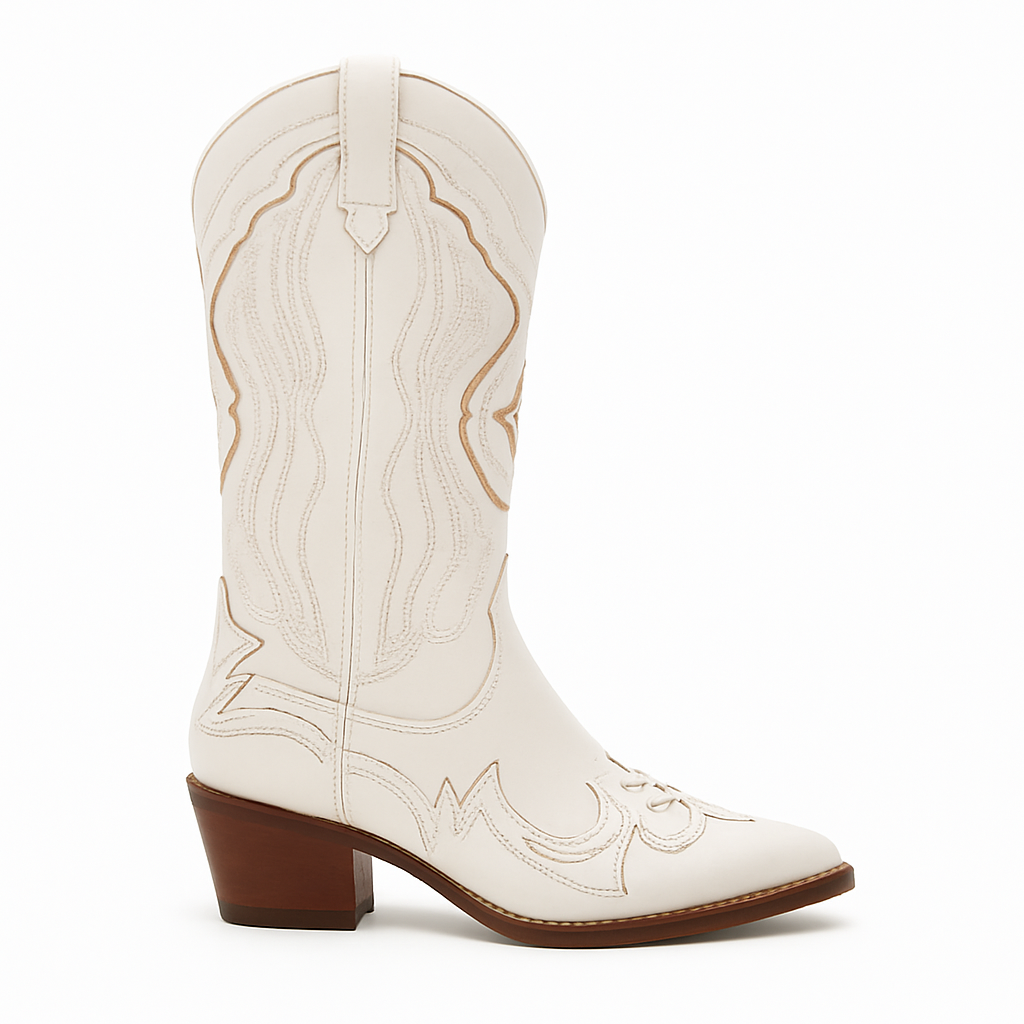 Botas Country Blancas