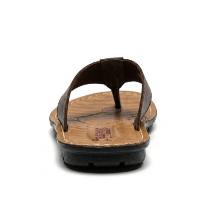 Sandalias Cuero Hombre Playa | Clip Antideslizantes Verano