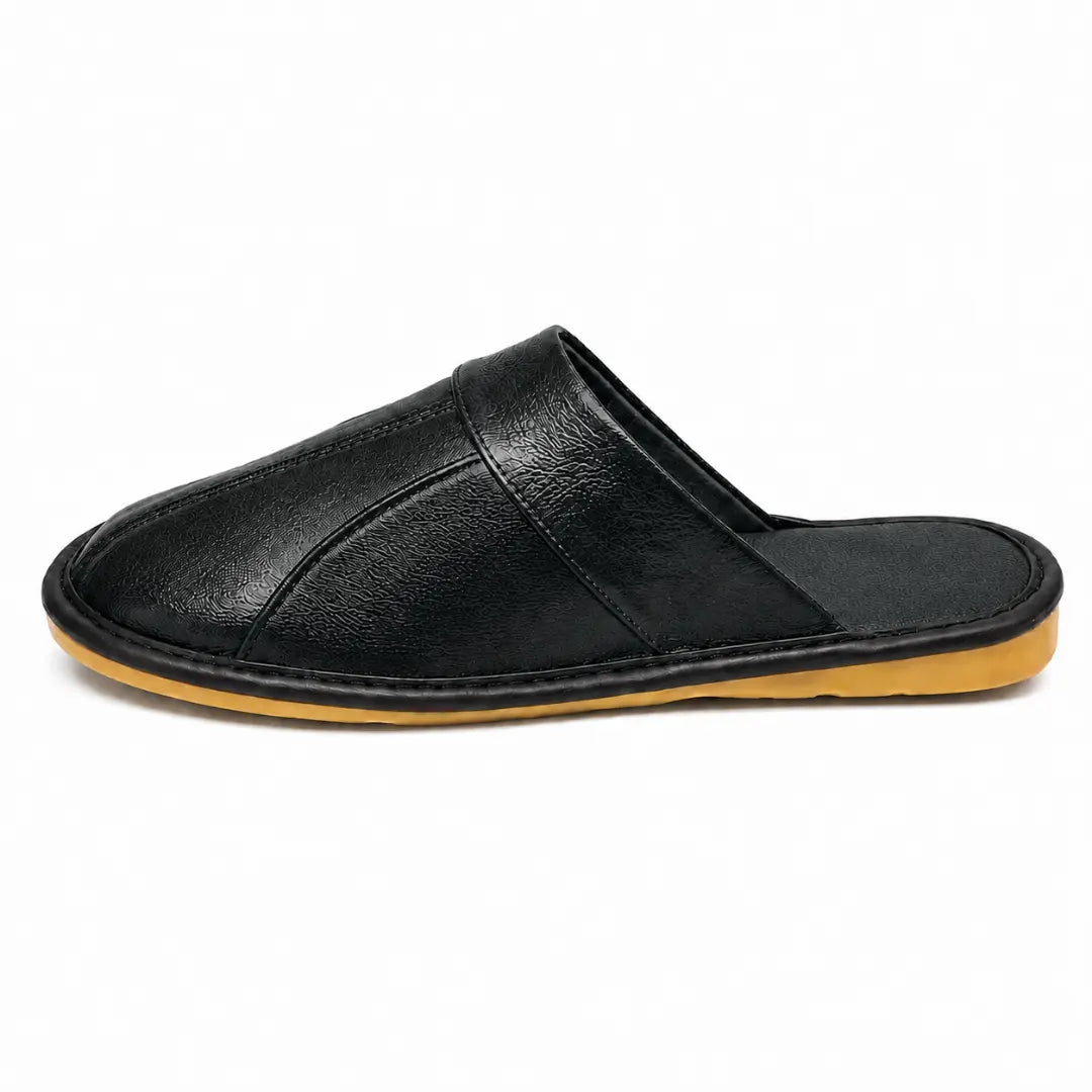 Zapatillas Casa Cuero Unisex | Antideslizantes Cómodas