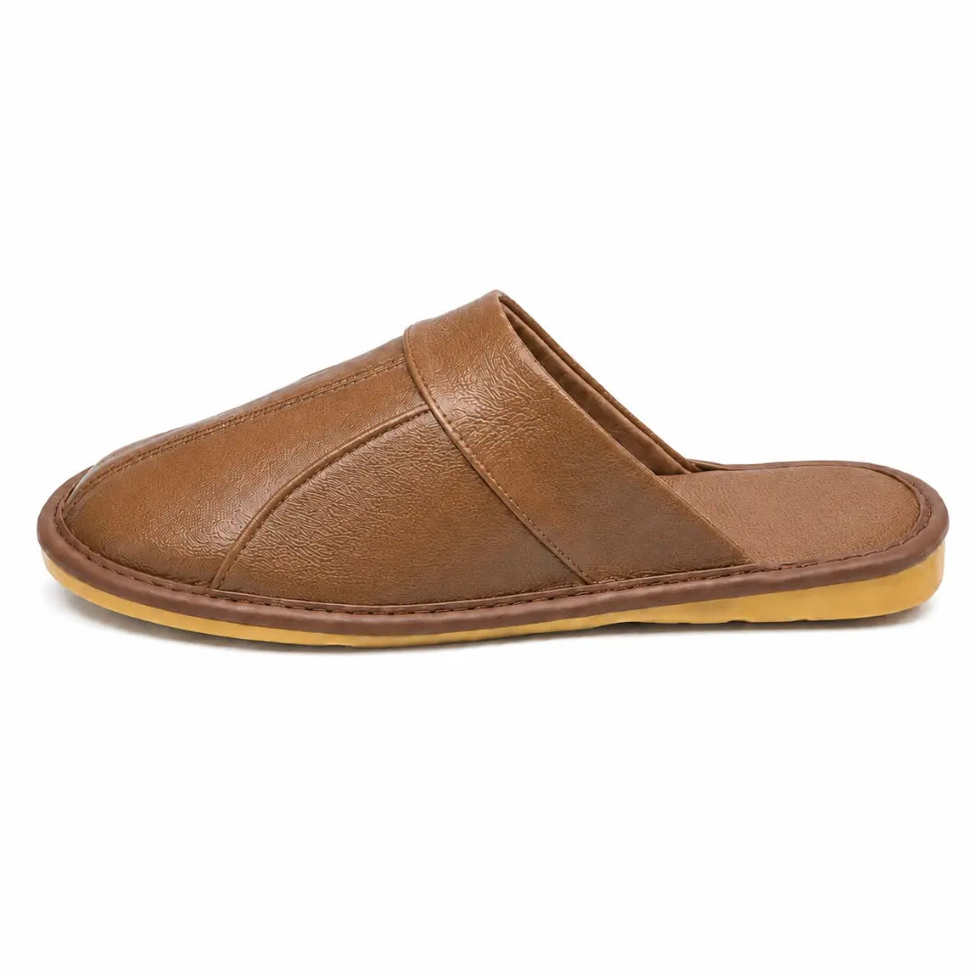 Zapatillas Casa Cuero Unisex | Antideslizantes Cómodas
