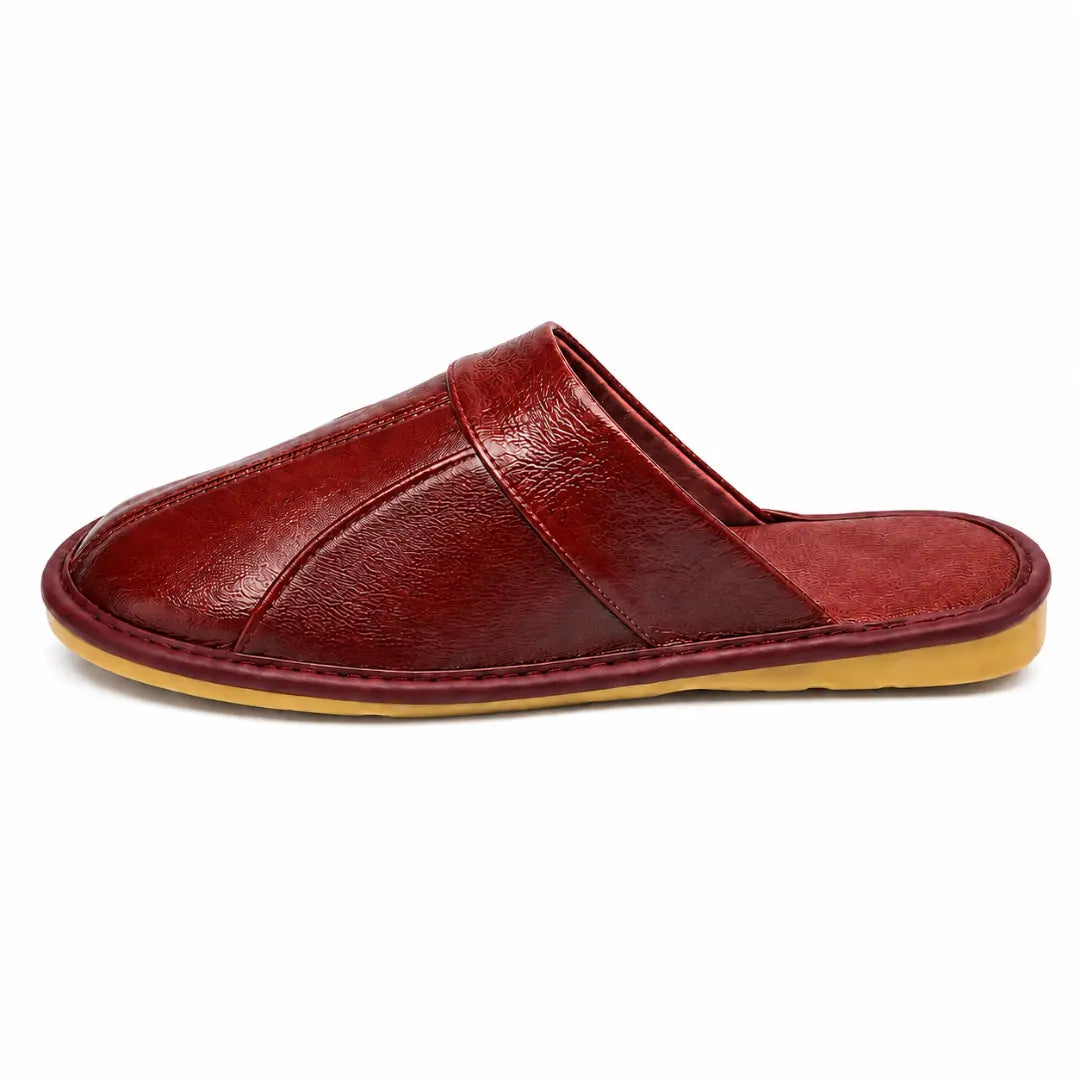 Zapatillas Casa Cuero Unisex | Antideslizantes Cómodas