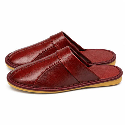 Zapatillas Casa Cuero Unisex | Antideslizantes Cómodas