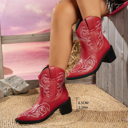 Botines Cowboy Mujer