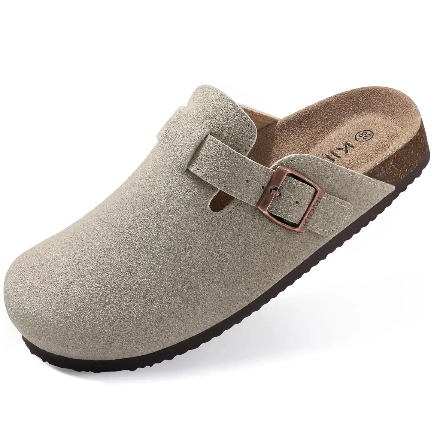 Zuecos de Ante de Vaca Hombre