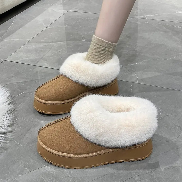 Botines de Pelo con plataforma