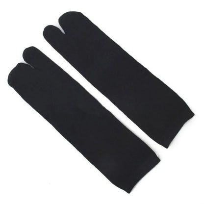 Calcetines japoneses de dedo separado negros