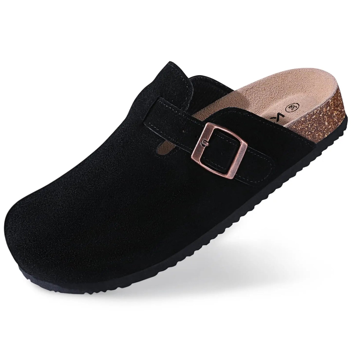 Zuecos de Ante de Vaca Hombre