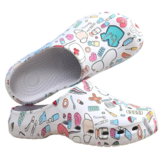 Zuecos Enfermería Antideslizantes Mujer