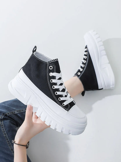 zapatillas caña alta mujer