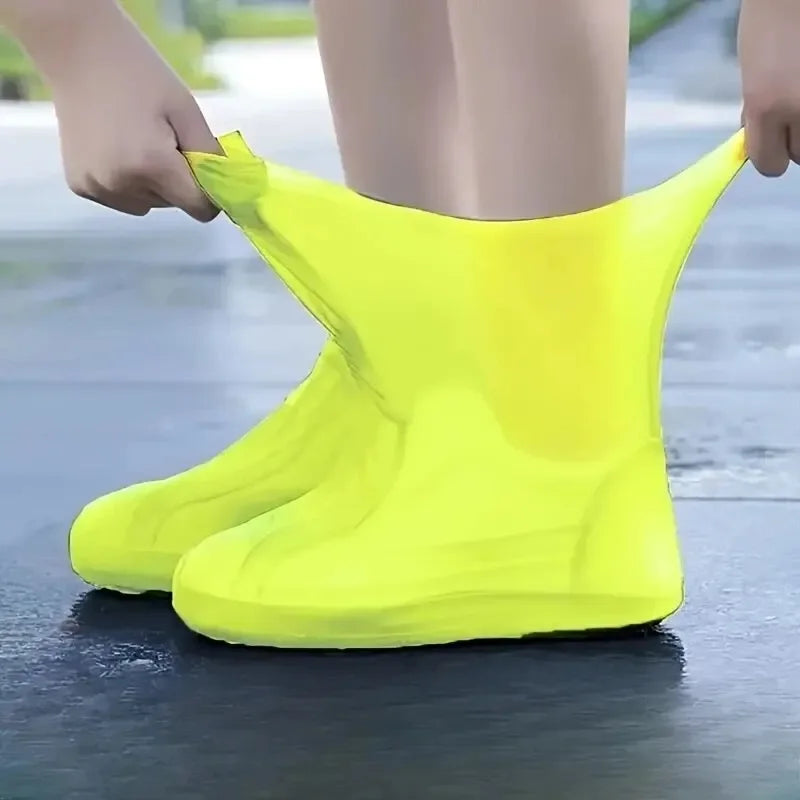 Cubrezapatos de silicona amarillo