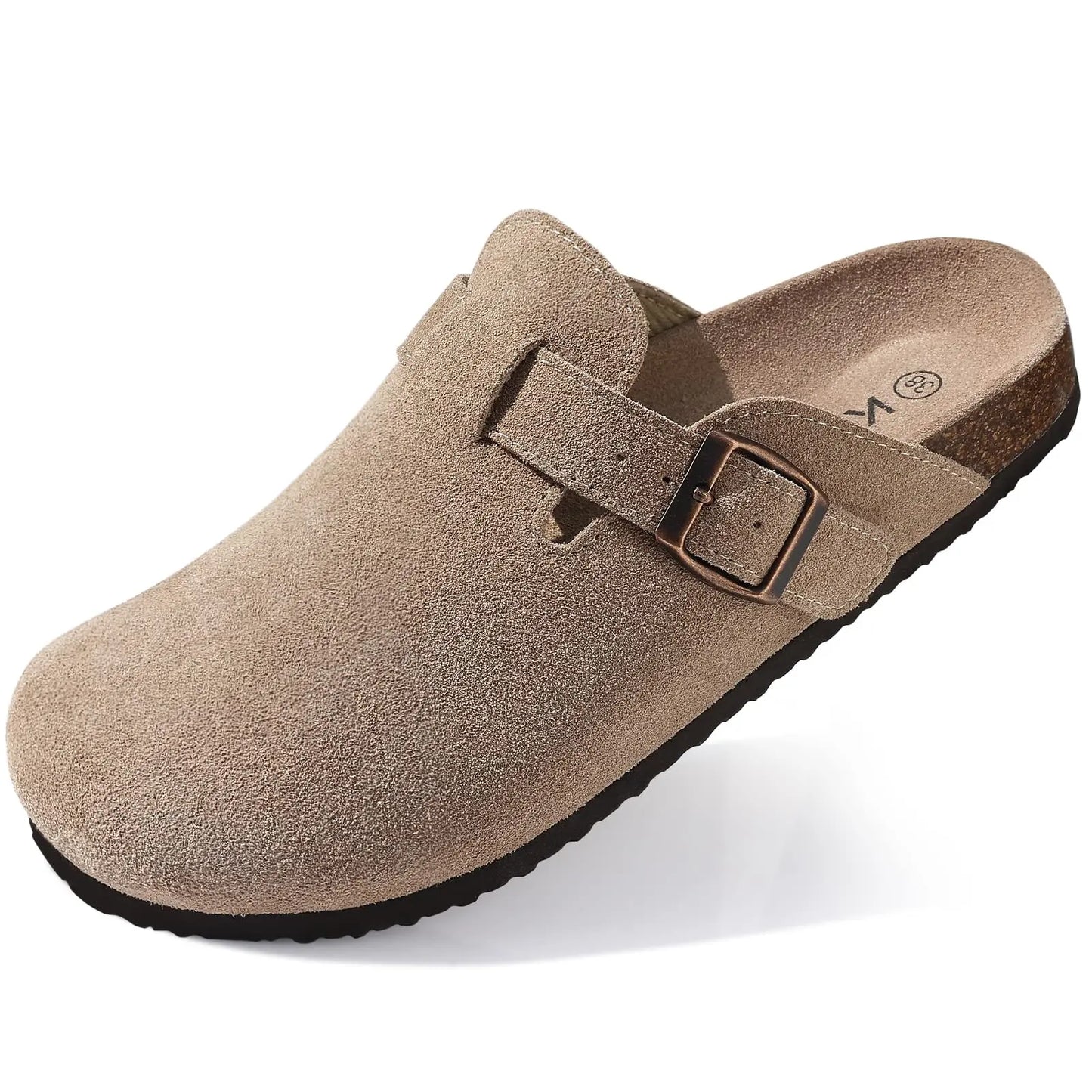 Zuecos de Ante de Vaca Hombre