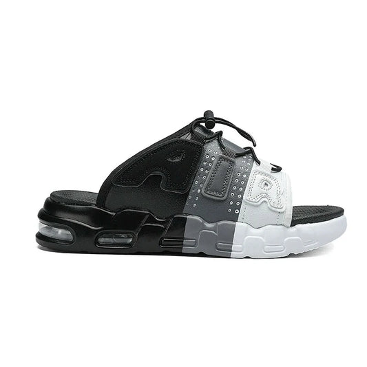 sandalias uptempo grises