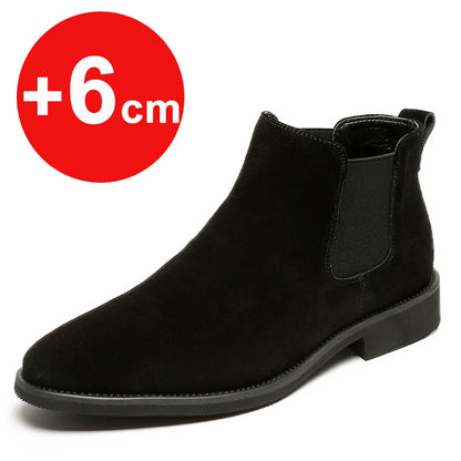 Zapatos Chelsea con Alza Invisible Hombre | 3, 6 y 8 cm