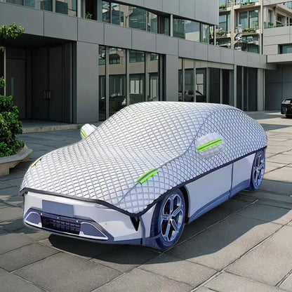 Cubierta Universal para Coches Sedán y SUVs - Protección 4 Estaciones, Anti-UV, Resistente a la Nieve