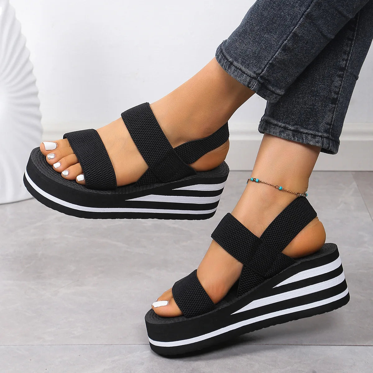 Sandalias de Plataforma Verona - Comodidad Veraniega