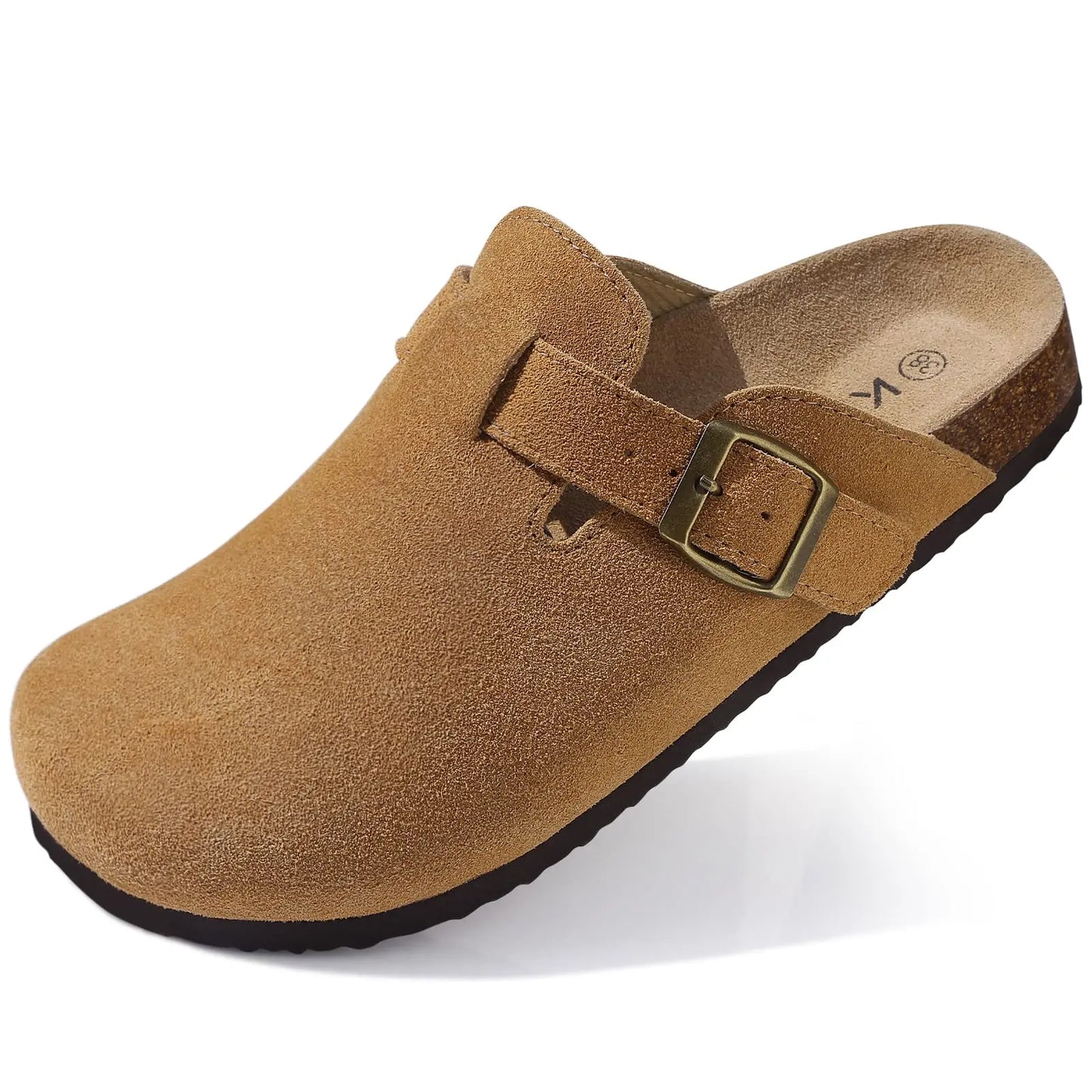 Zuecos de Ante de Vaca Hombre
