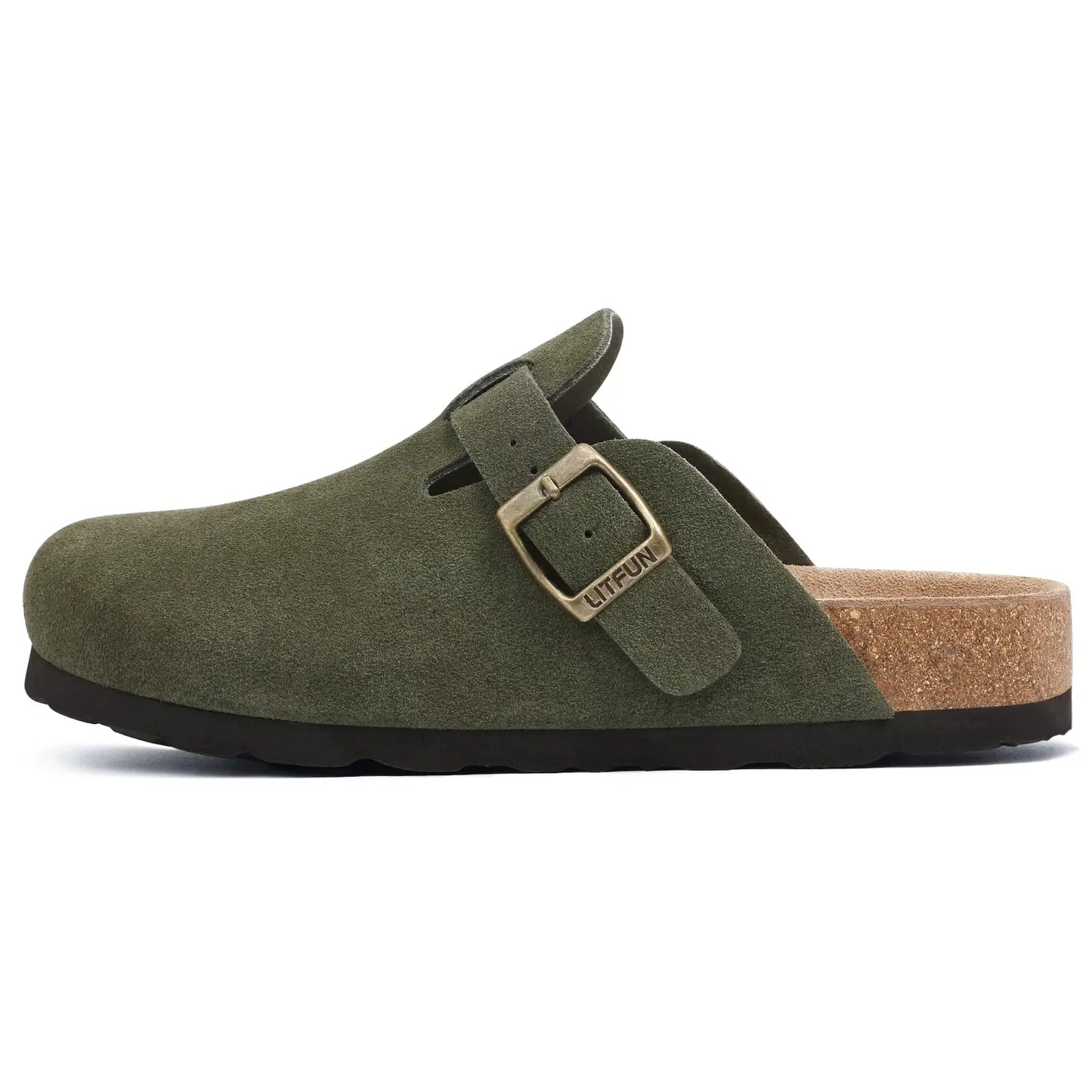 Zuecos de Ante de Vaca Hombre
