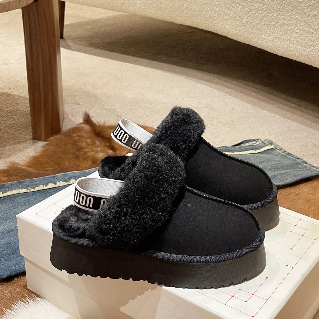 Ugg Plataforma Botas Ugg Mujer Negro Botas Australianas Mujer