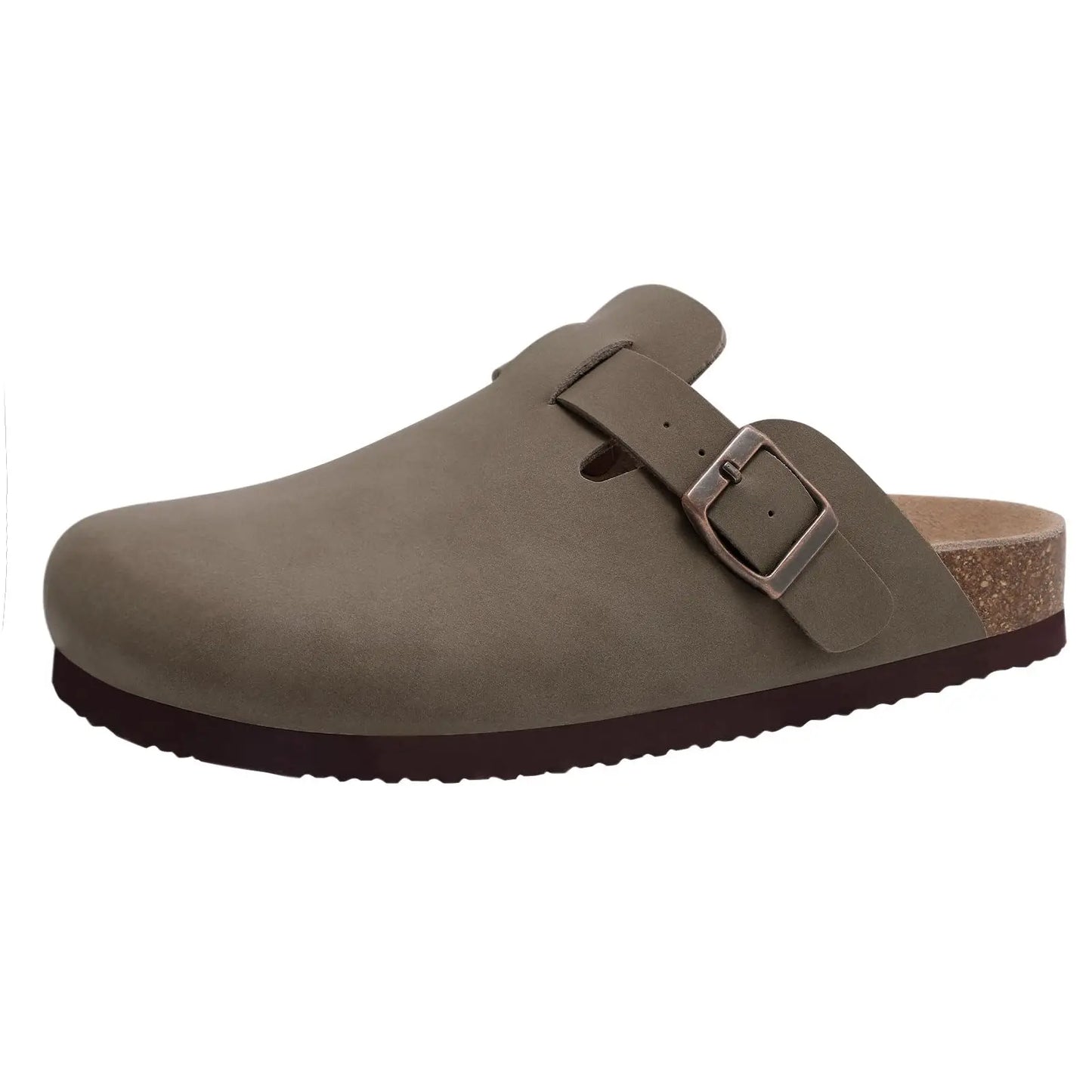Zuecos de Ante de Vaca Hombre