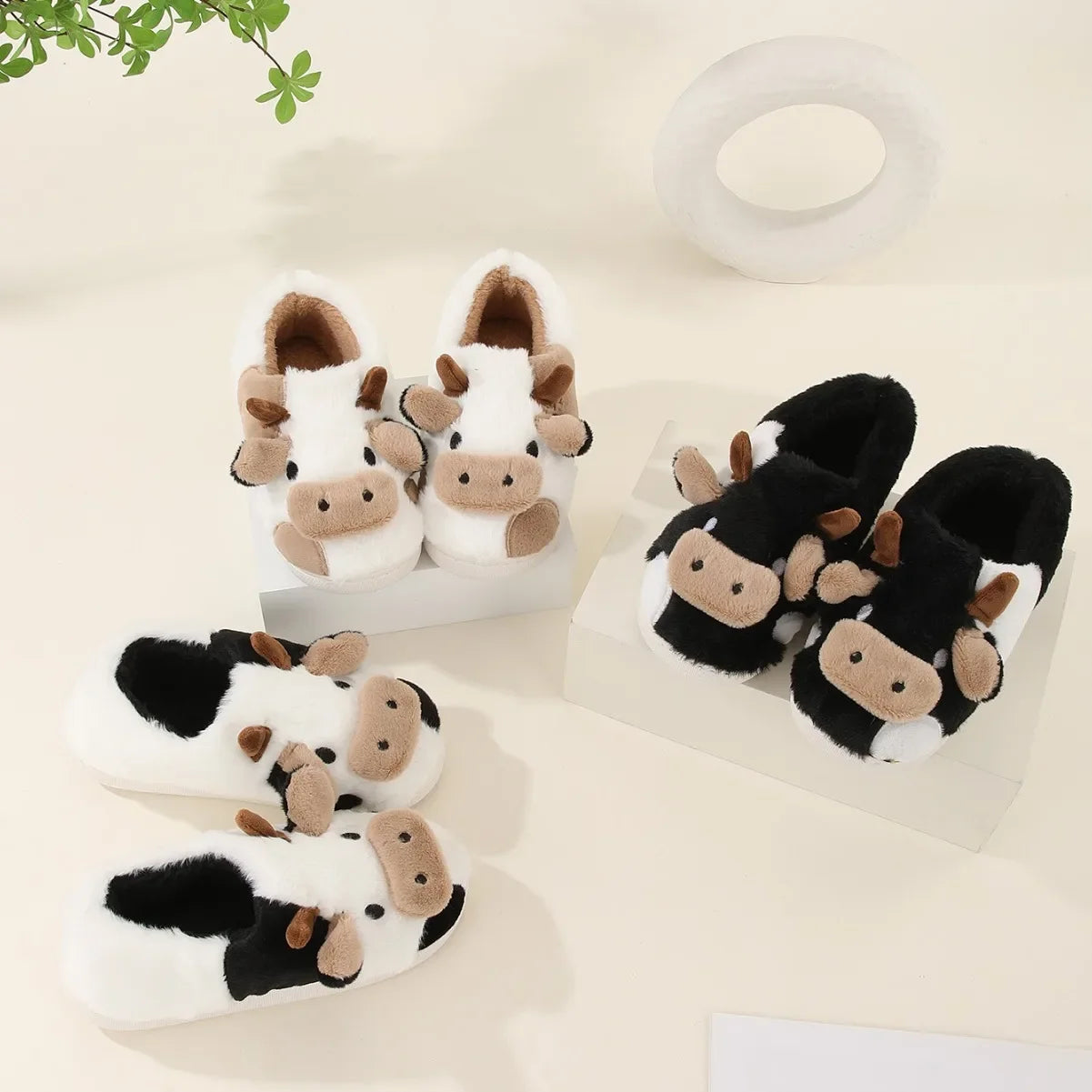 Pantuflas de Vaca