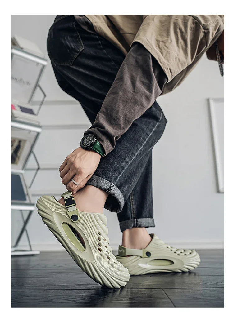 Unisex Summer platform clogs