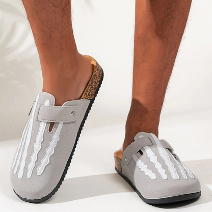 Sandalias Hombre Estampado Esqueleto | Hebilla Antideslizante