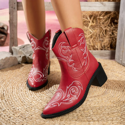 Botines Cowboy Mujer
