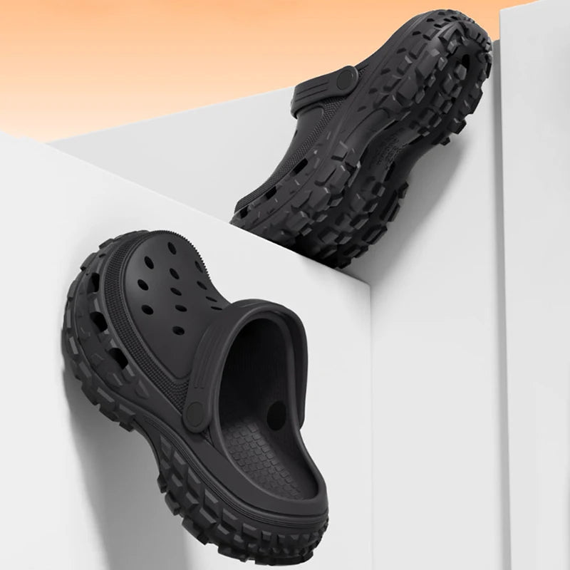 Sandales à plateforme pour femmes Type Crocs | Été léger