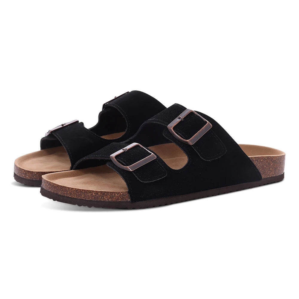 Zapatillas de gamuza hombre elegantes