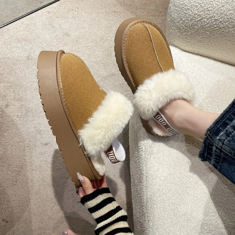 Ugg Sandalias Pelo Plataforma UGG Sandalias Zapatillas De Pelo