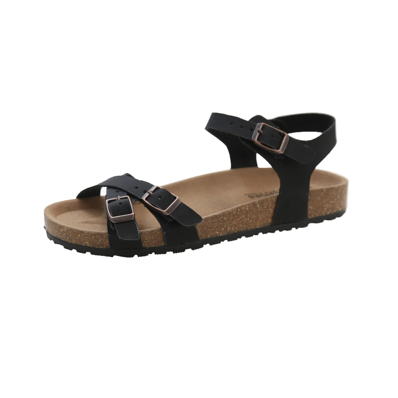 Sandalias de piel con plataforma