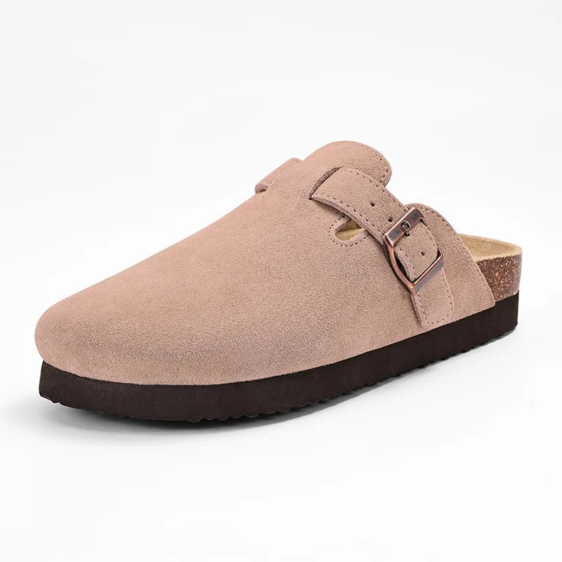 Zuecos de Ante de Vaca Hombre