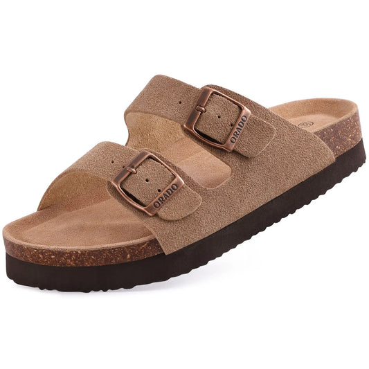 Zapatillas de gamuza hombre elegantes
