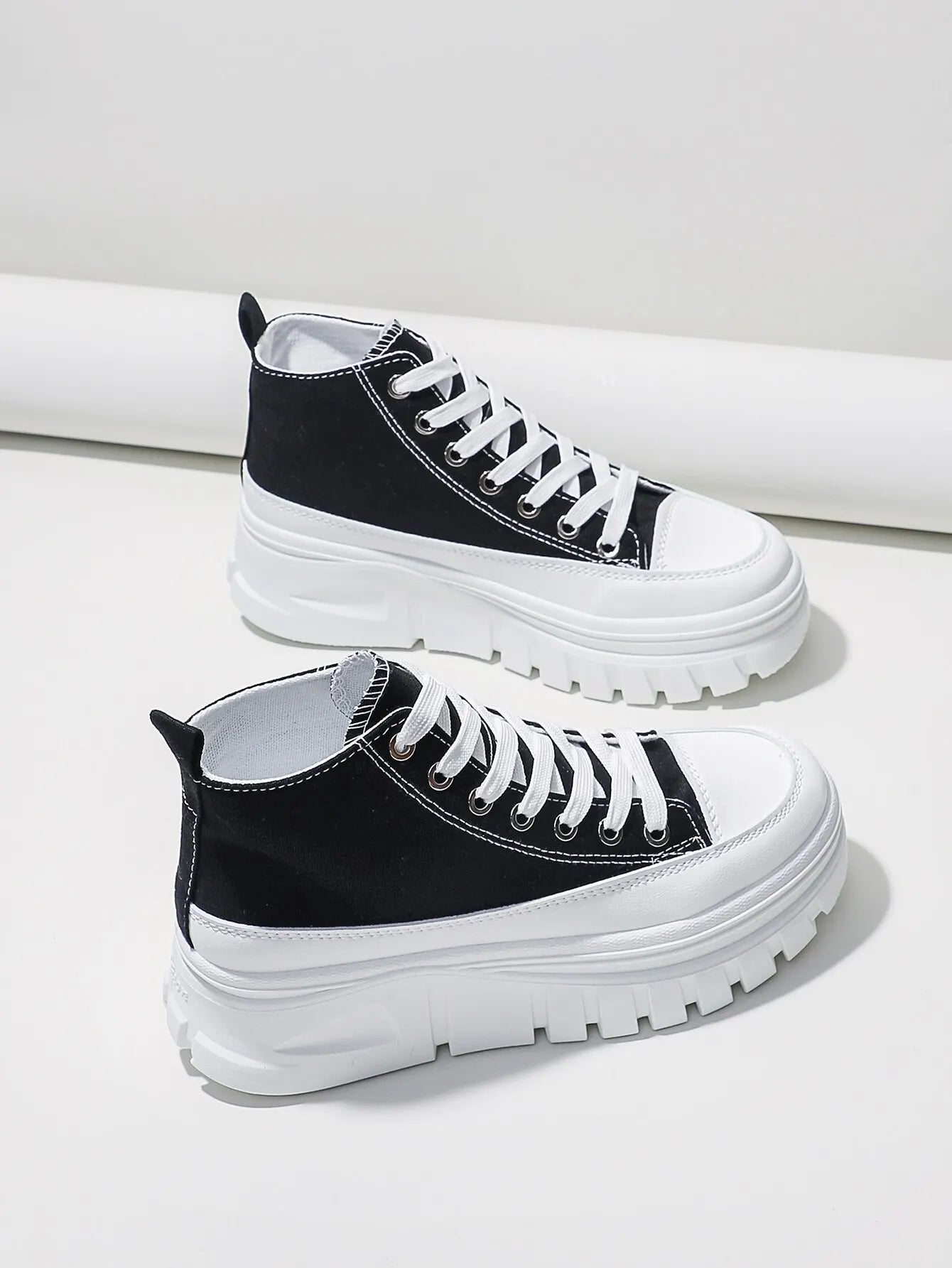 Zapatos Casuales Tenis Con Plataformas Altas Zapatillas Mujer