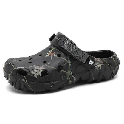 Zuecos Crocs Camuflaje