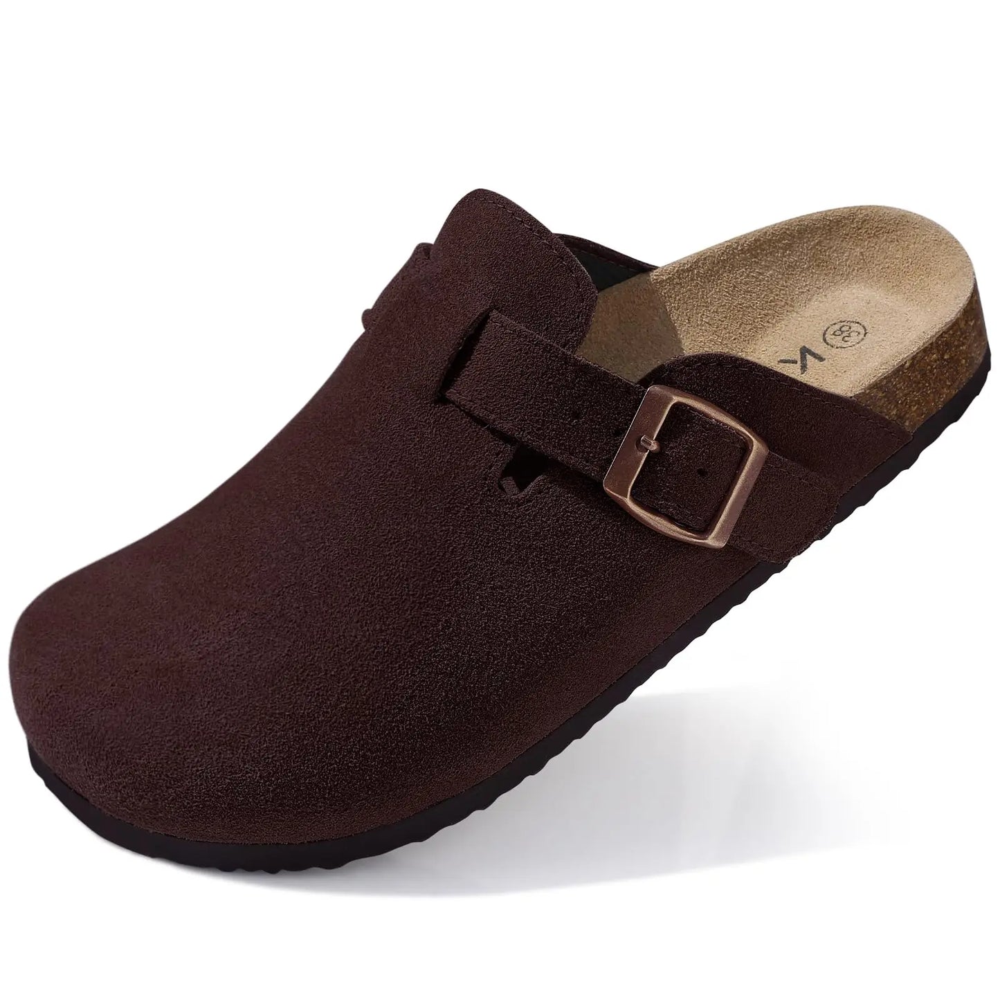 Zuecos de Ante de Vaca Hombre