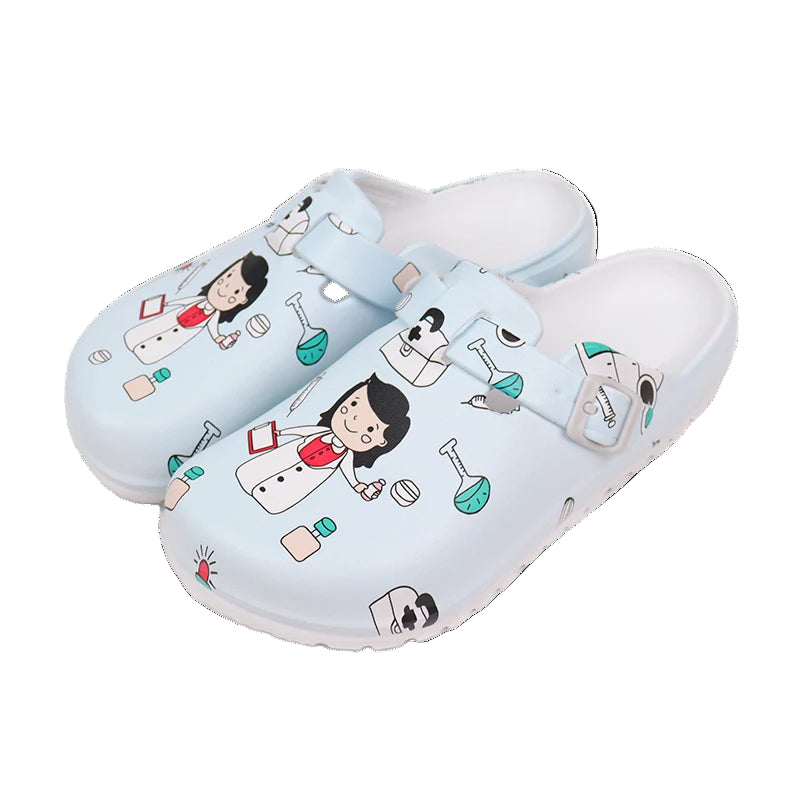 Zuecos Sanitarios con Dibujos para Mujer Don Zapas - Main Image