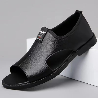 Sandalias de Cuero Antideslizantes para Hombre