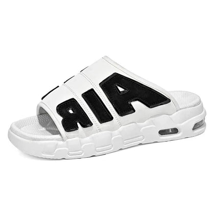 sandalias uptempo blancas