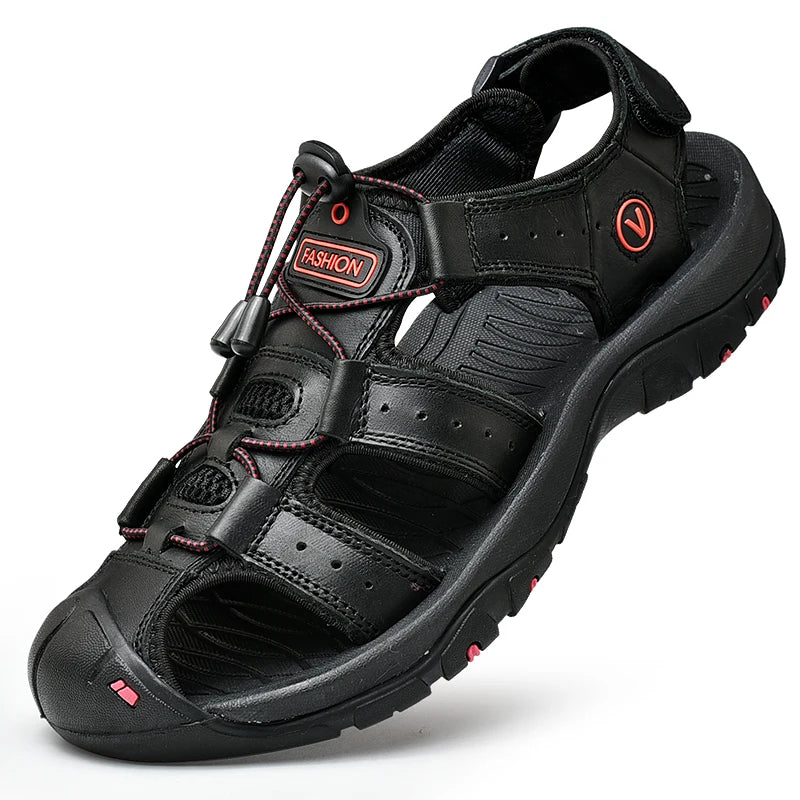 Sandalias Cuero Hombre | Estilo Romano Tallas Grandes 38-48