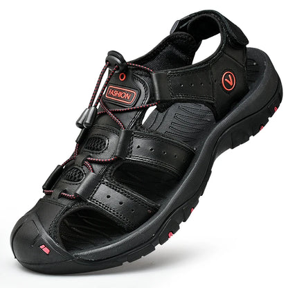 Sandalias Cuero Hombre | Estilo Romano Tallas Grandes 38-48