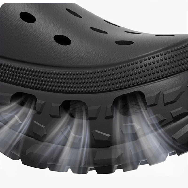 Sandales à plateforme pour femmes Type Crocs | Été léger